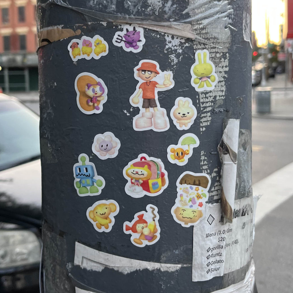Doodle Critters Sticker Sheet